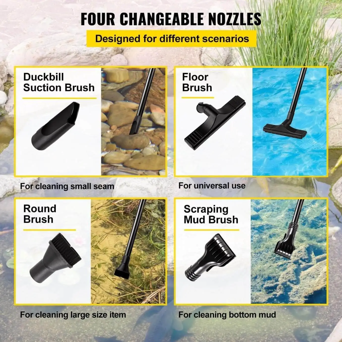 vacuum pond cleaner details