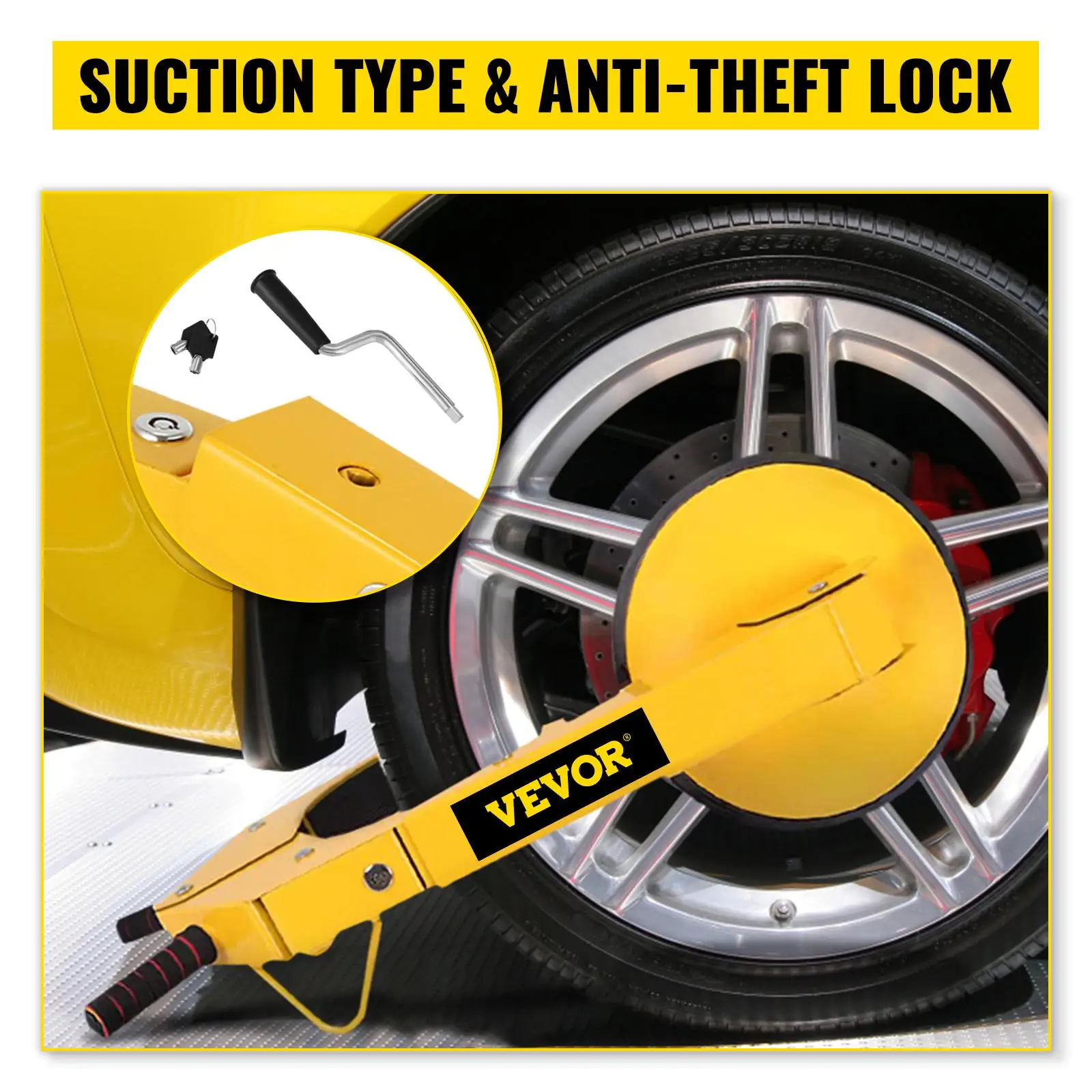 Wheel boot lock