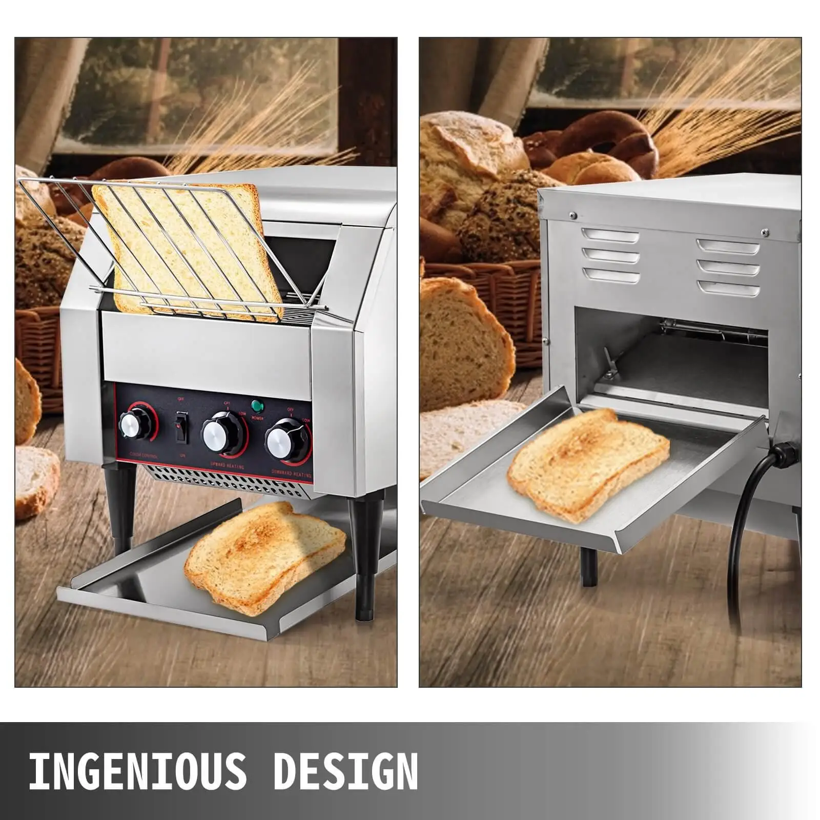 VEVOR 1340W conveyor toaster