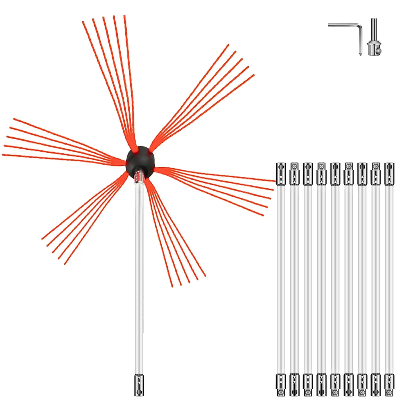 Chimney cleaning kit