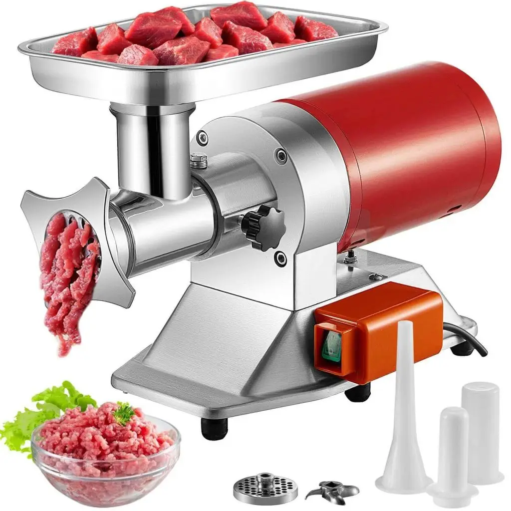 Picadora de carne manual VEVOR, todas las piezas de acero inoxidable,  picadora de carne manual con