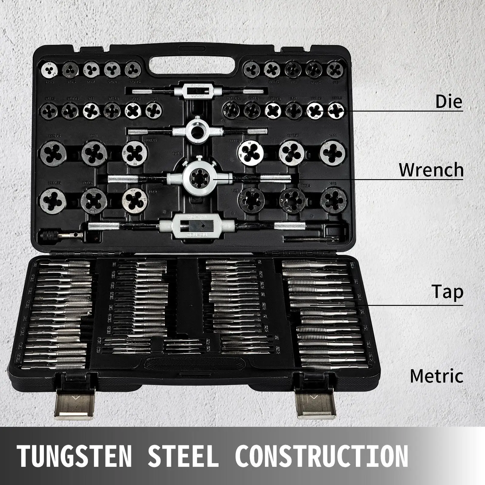 Large tap and die sets