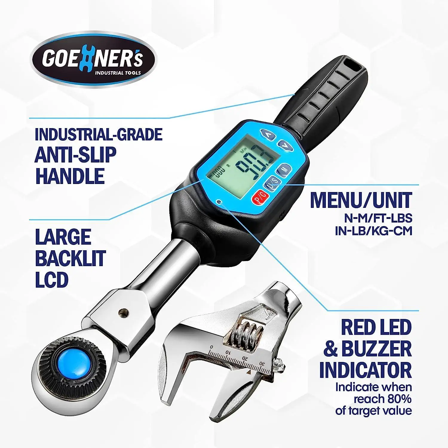  Gioventù Digital Torque Wrench 3/8” Drive