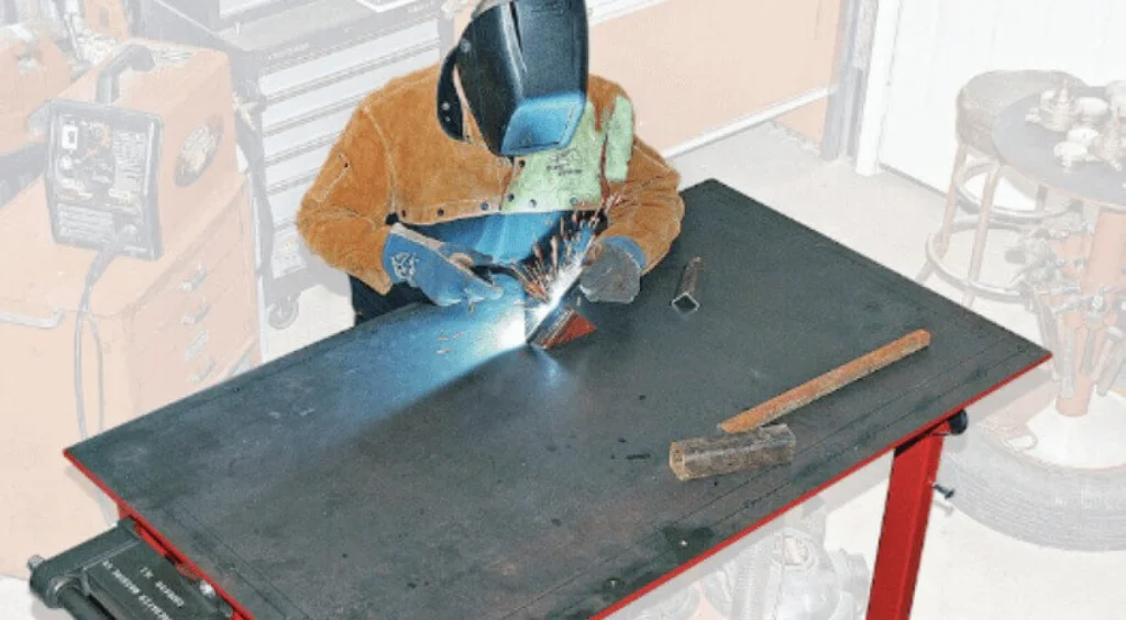 Welding on sale table top