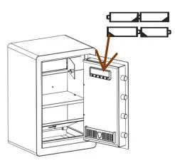 Ensure batteries are installed correctly