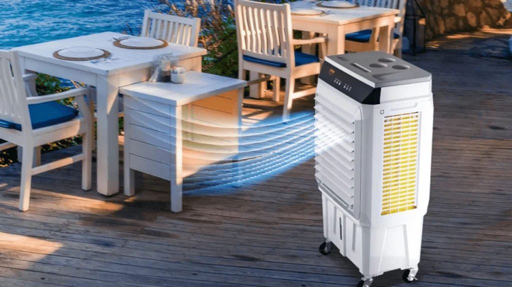 Delonghi portable evaporative cooler hot sale review