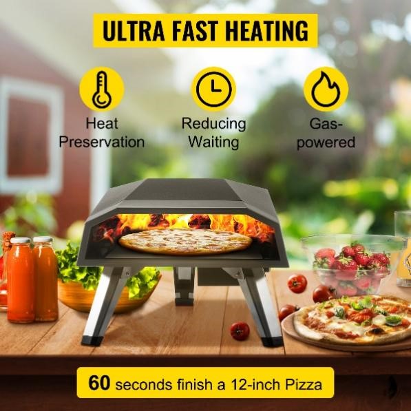 VEVOR gas pizza oven