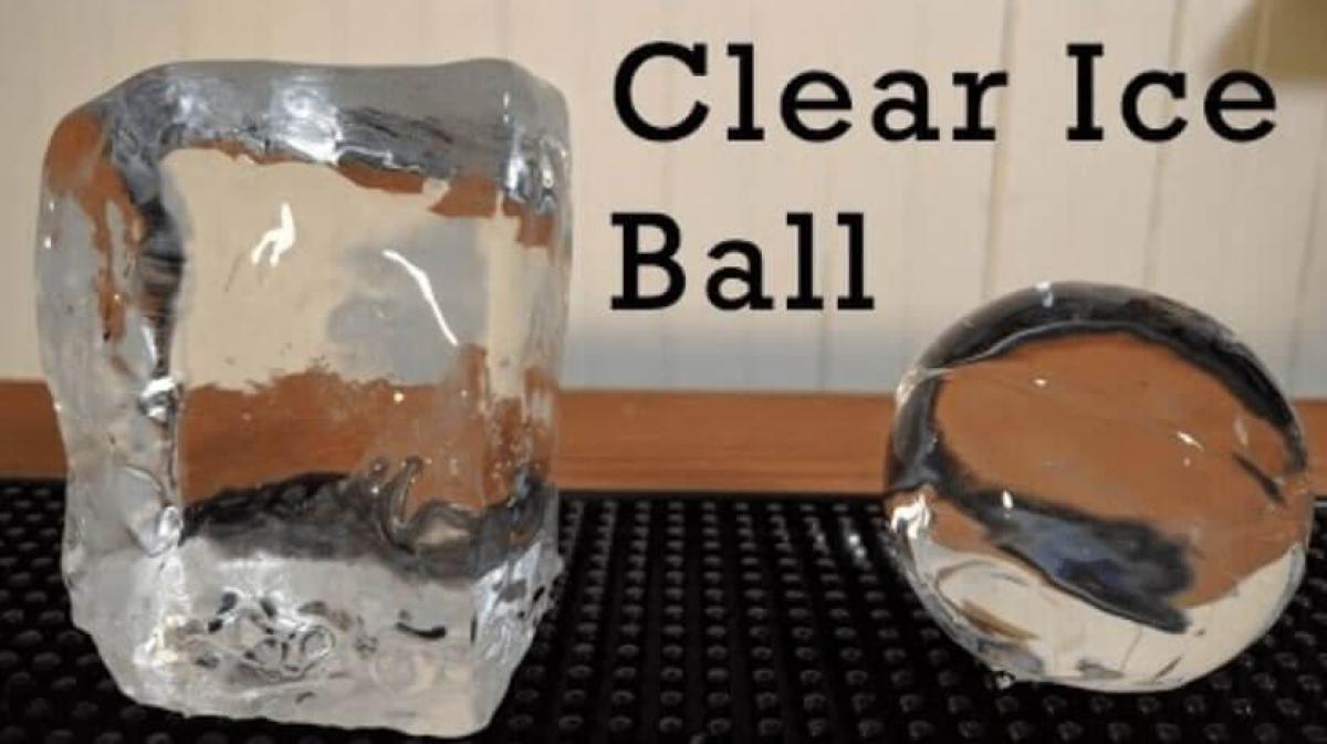 What kind of water to use to make clear ice balls? – The Whiskey Ball