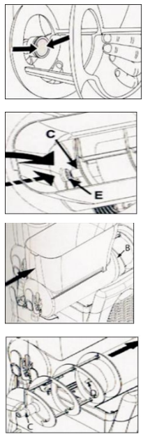 install the seal ring of the mixer shaft