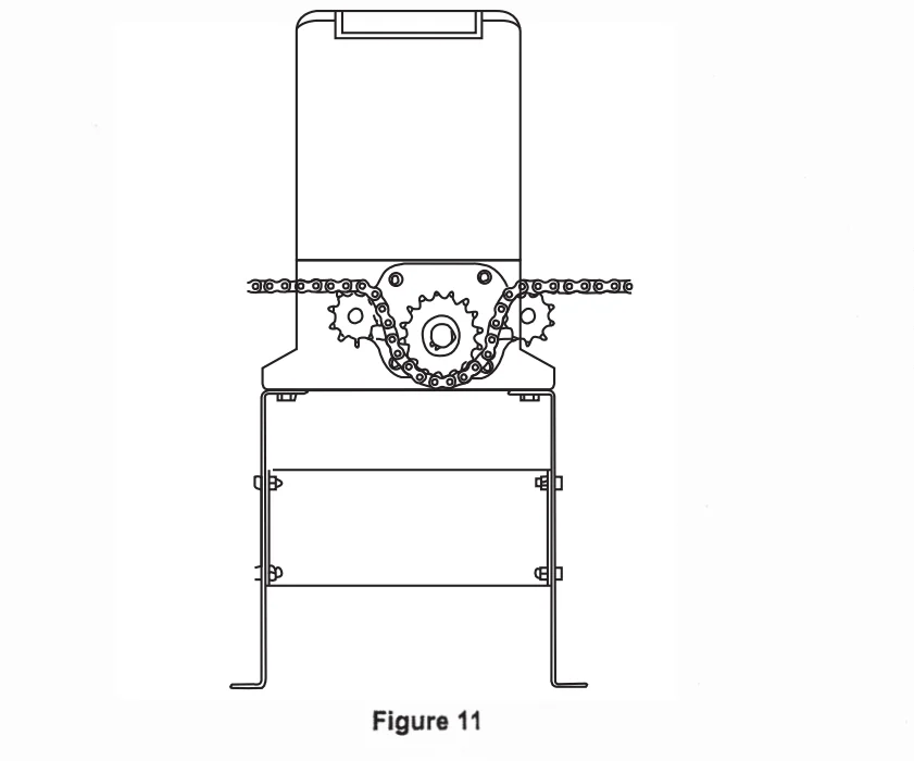 installation of chain and sprocket