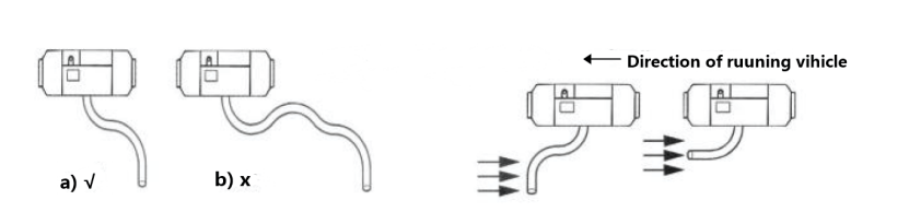 Installation of Combustion Supporting Air Sucking Tube 