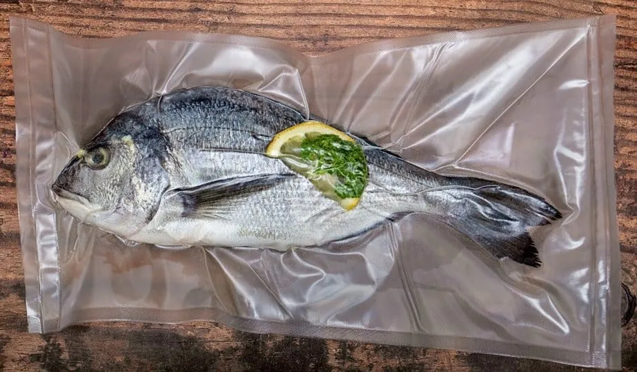 how to vacuum seal fish