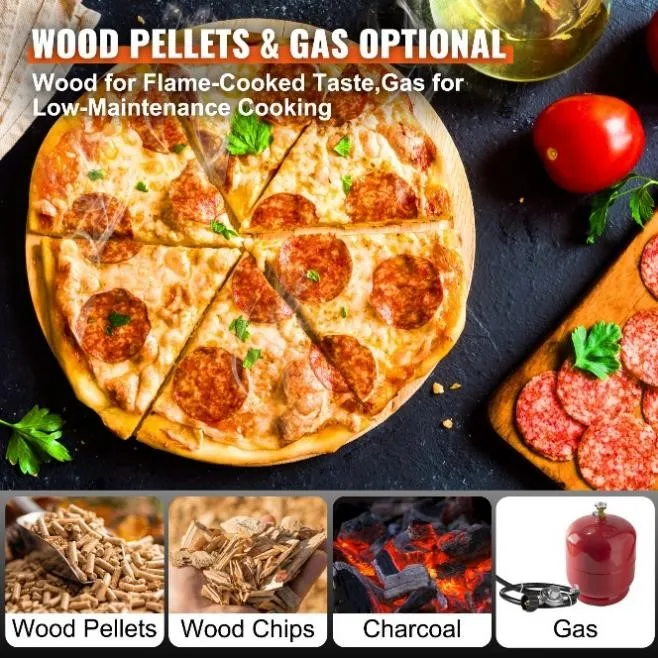 gas & wood pizza oven