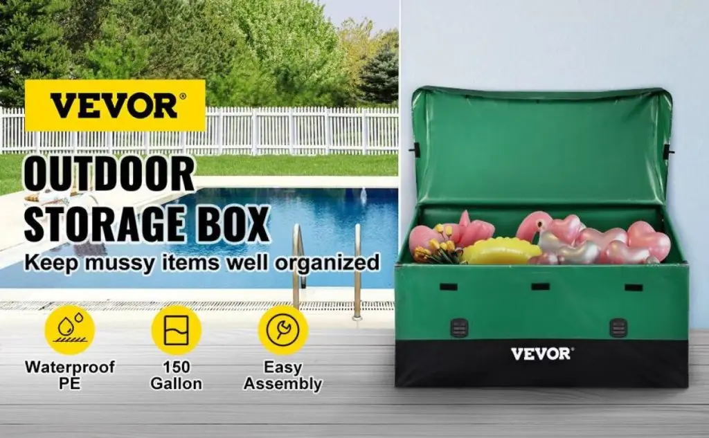 VEVOR 65 Liter Collapsible Storage Bins with Lids - Pack of 3