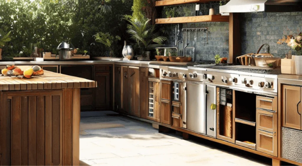 12 Fabulous Kitchen Designs With Indoor Built In Grill  Outdoor kitchen,  Outdoor kitchen appliances, Built in grill