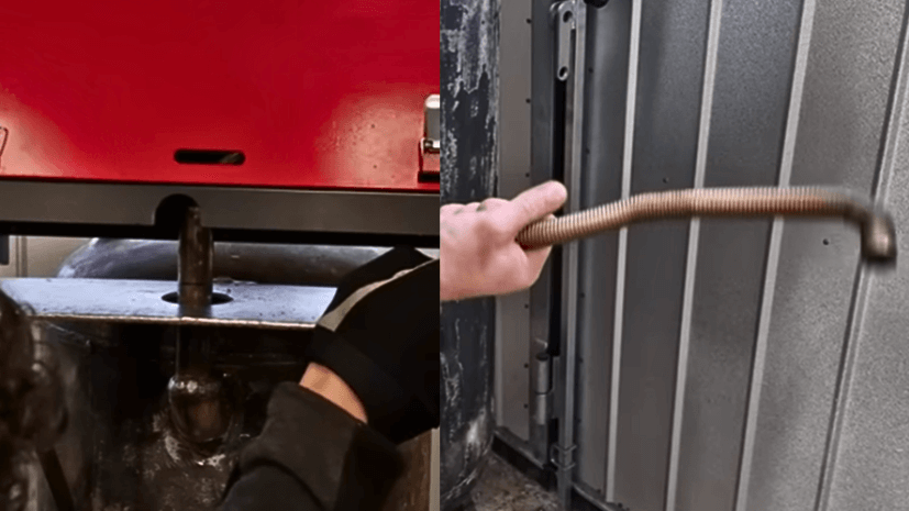 Take a metal plate and dig a hole in it