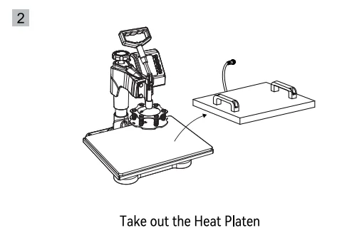take out the heat platen