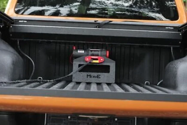 tools for mounting winch in truck bed