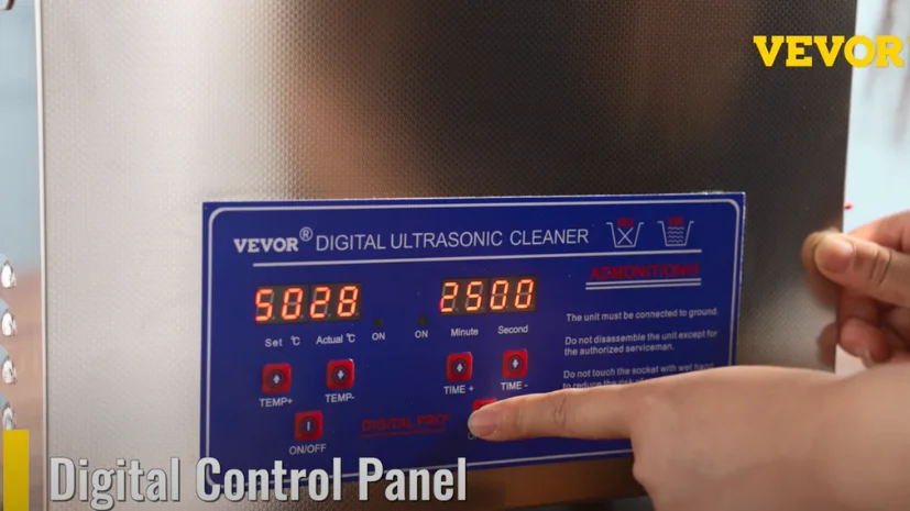 Using VEVOR ultrasonic cleaner for eyeglasses cleaning
