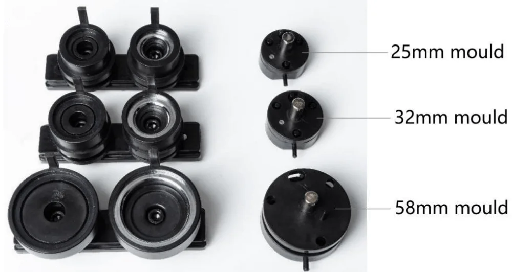 VEVOR Button Maker Machine mould specifications