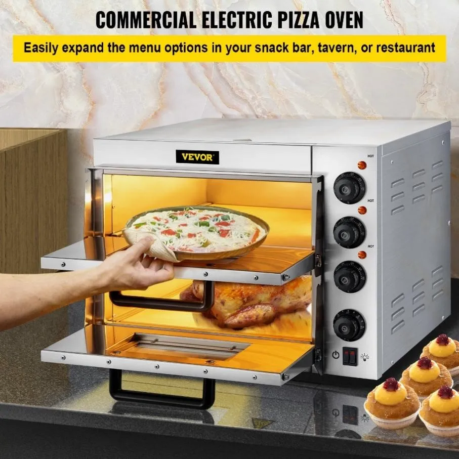 VEVOR commercial countertop pizza oven
