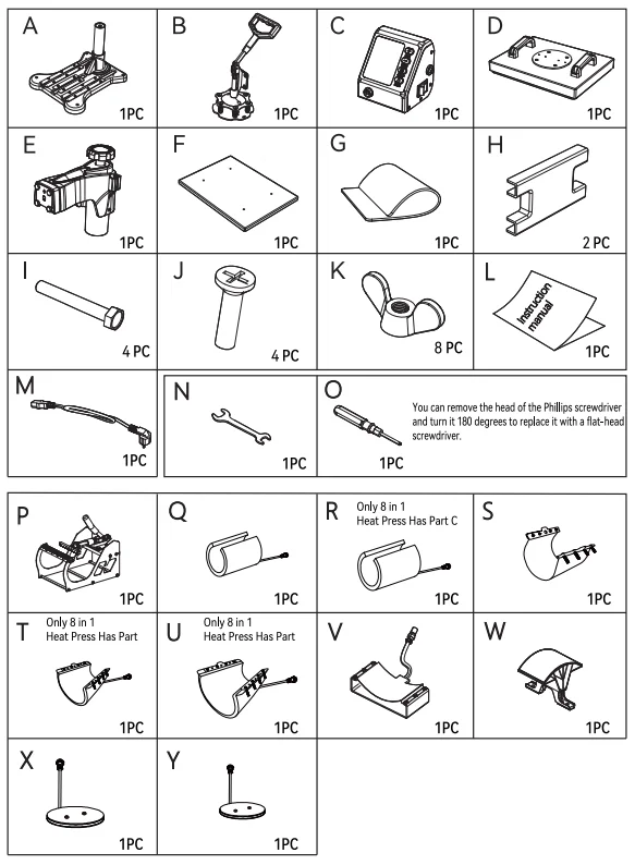 VEVOR 5in1 Heat Press Manual Assembly & Operation Guide VEVOR Blog