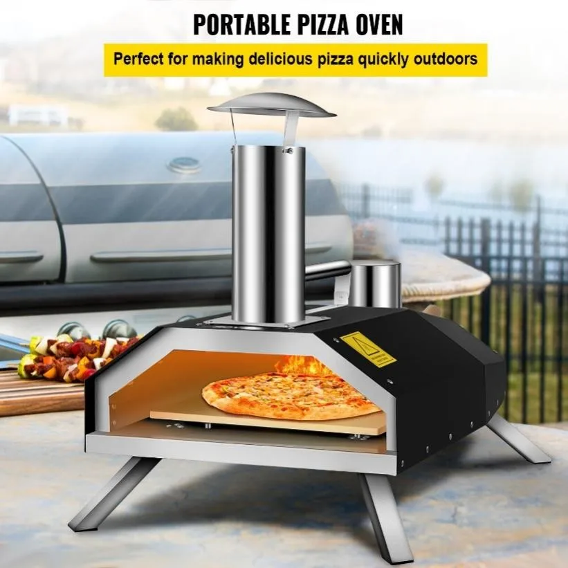 VEVOR portable pellet pizza oven