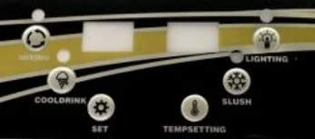 vevor slush machine control panel