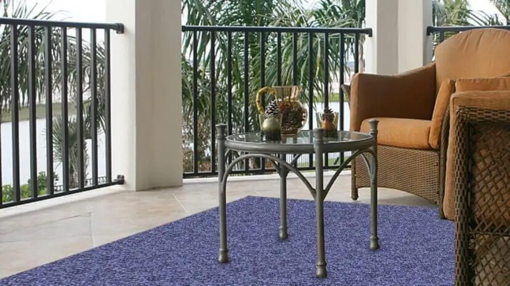 Rollo de alfombra impermeable para exteriores para terrazas