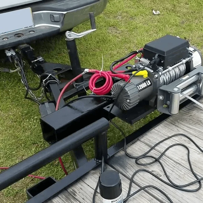 12000-lb electric trailer winch