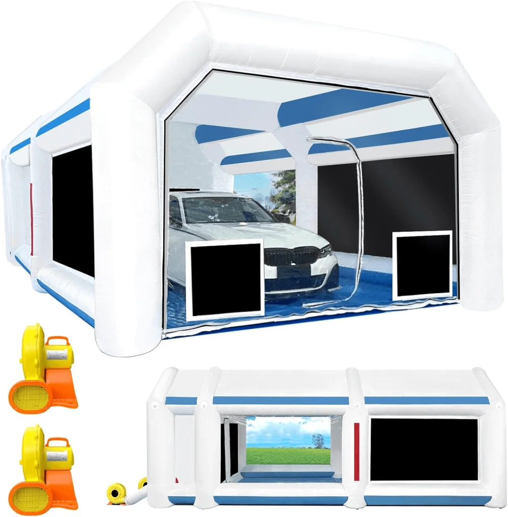 Bonooth inflatable paint booth