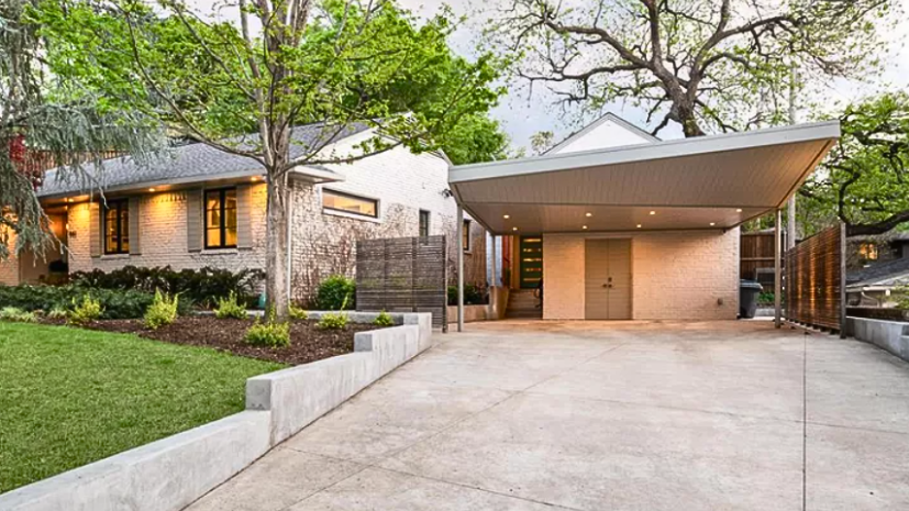 carport with hidden storage