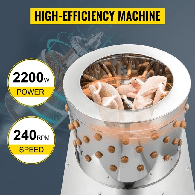 high-efficiency vevor plucker machine