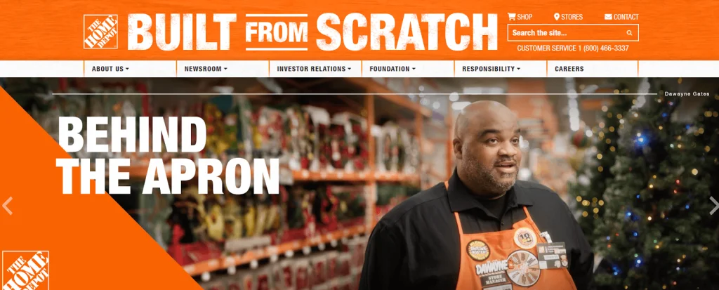 Home Depot company background