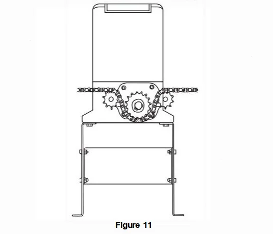 how to install small and big sprocket