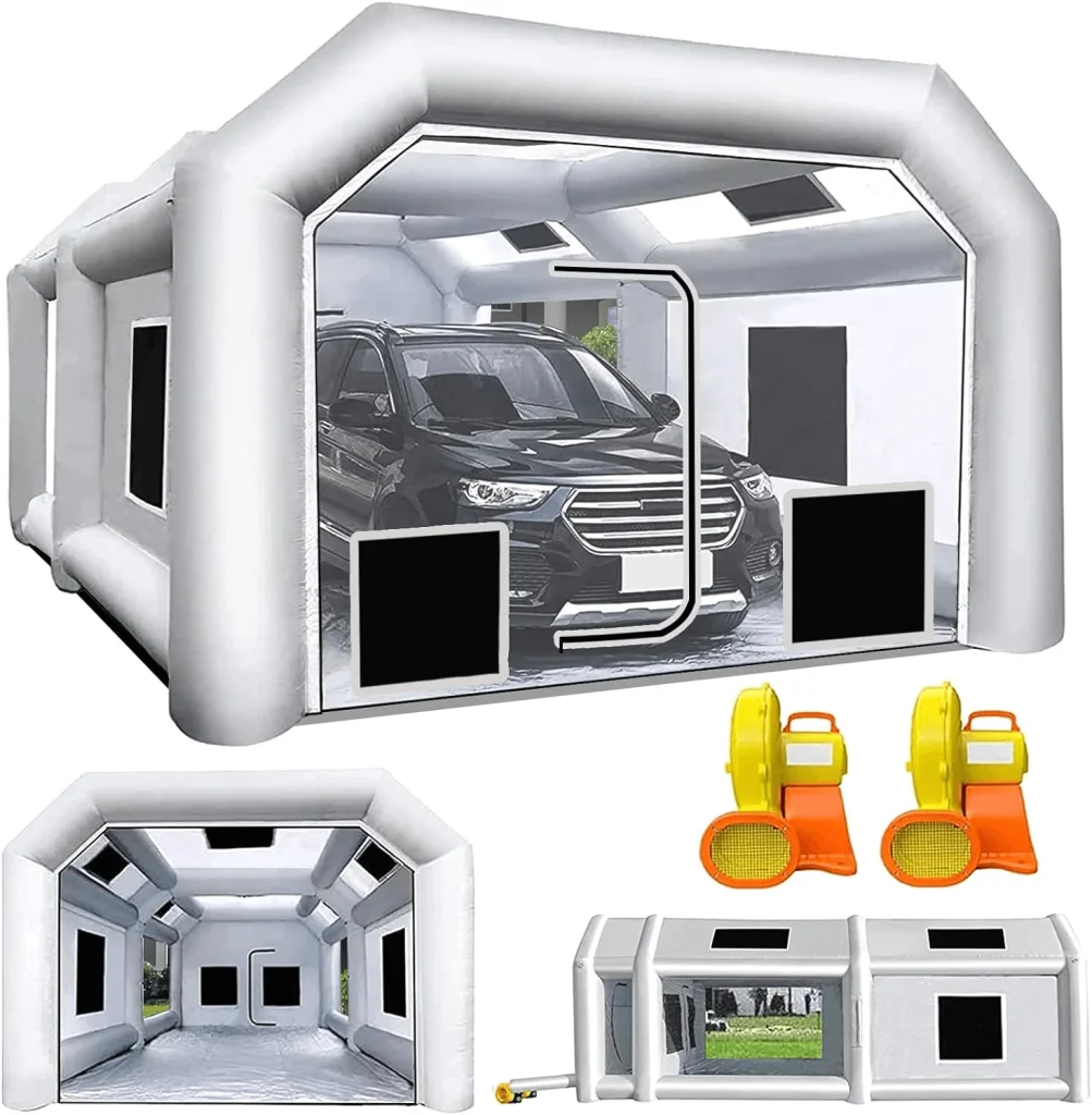 orionet inflatable paint booth