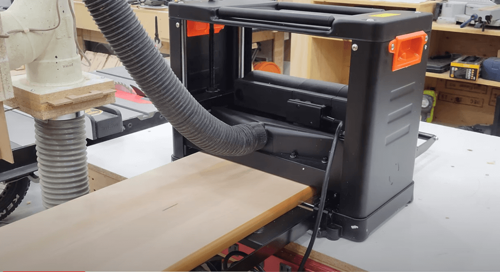 Plane the wood for the diy tortilla press