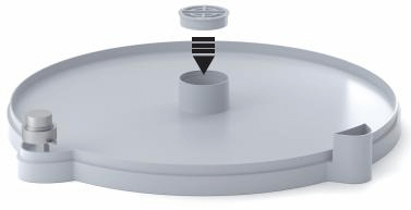 put the sink protection net in place to prevent chicks from drowning