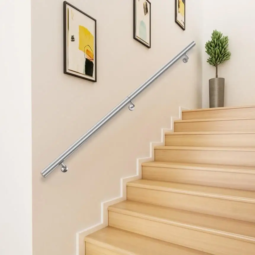 stainless steel wall-mounted railings
