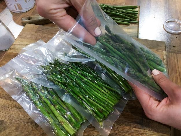 vacuum seal vegetables to last longer