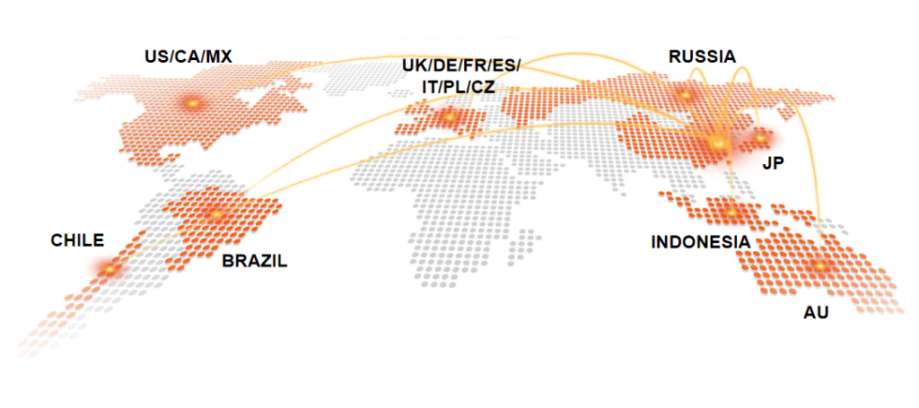 VEVOR's global reach