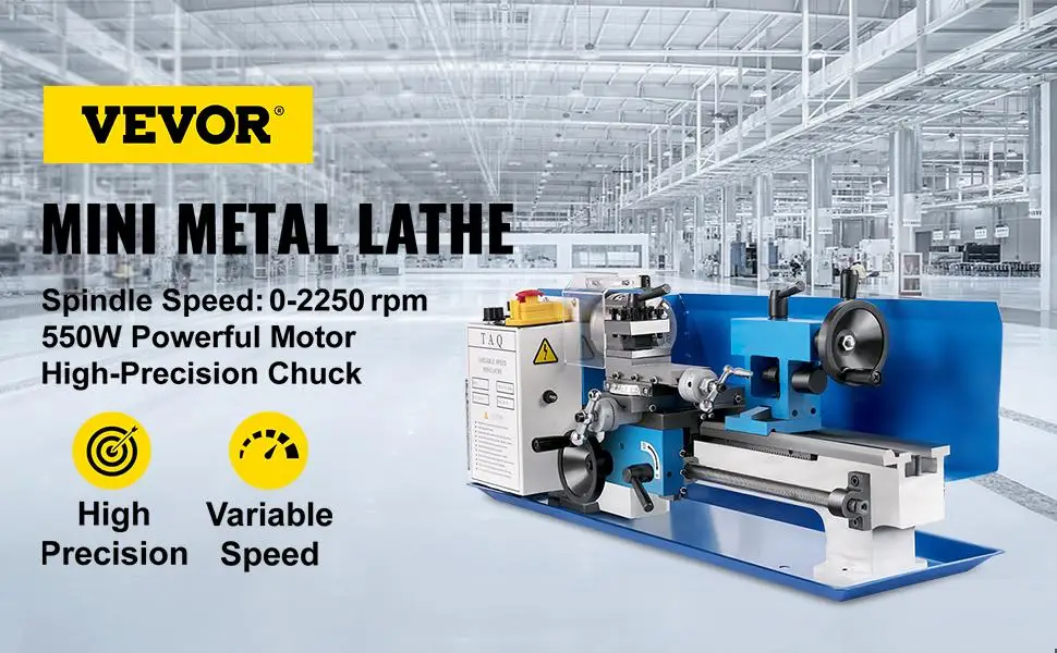 VEVOR luxury metal lathe machine