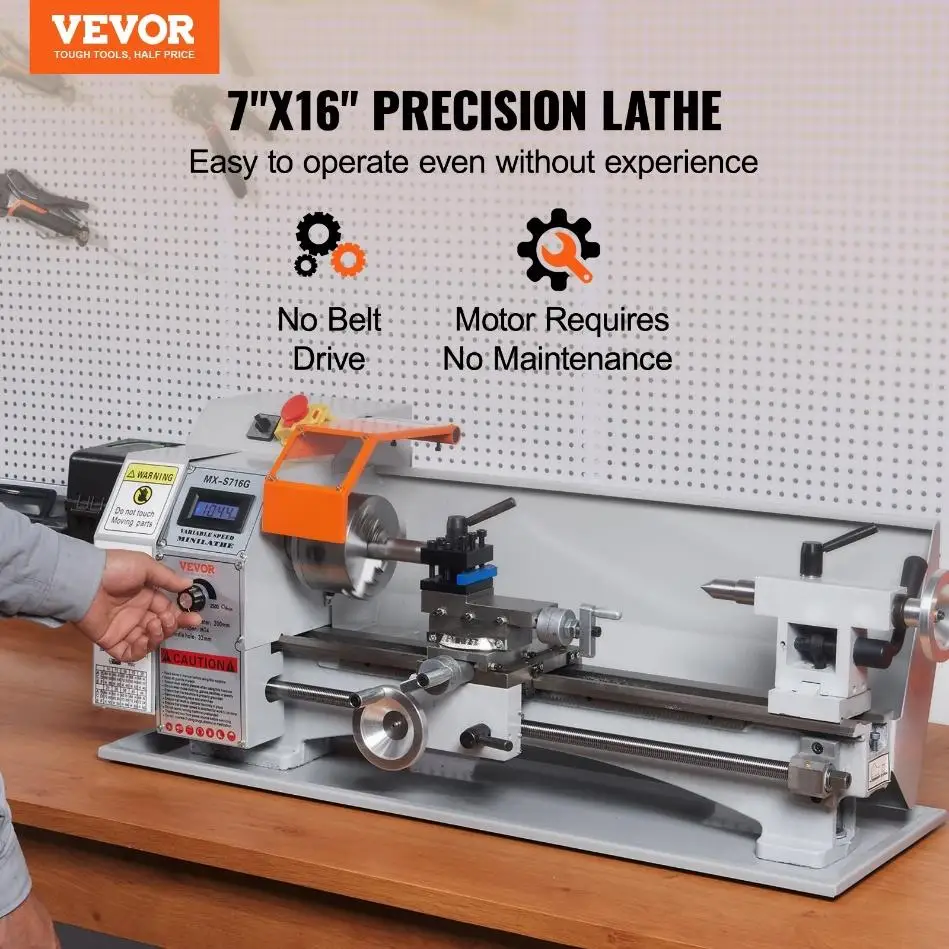 VEVOR mini metal lathe machine