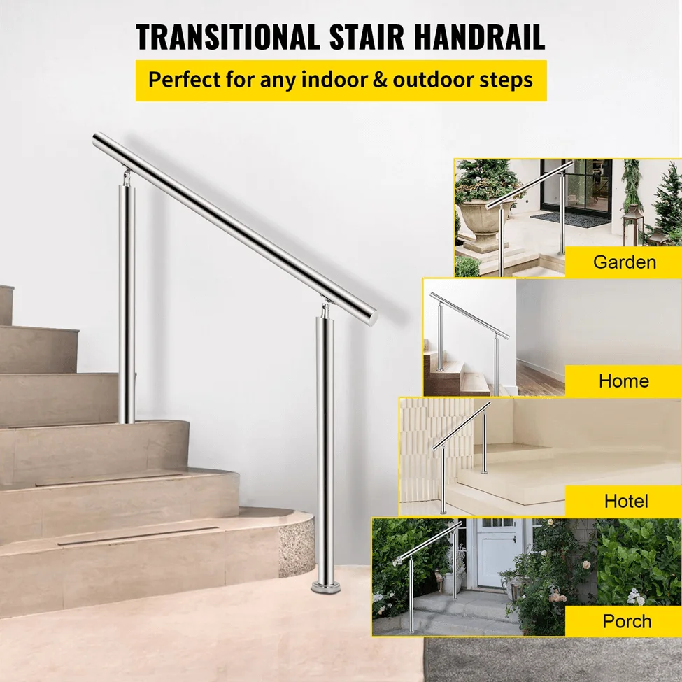 VEVOR stainless steel handrails for outdoor