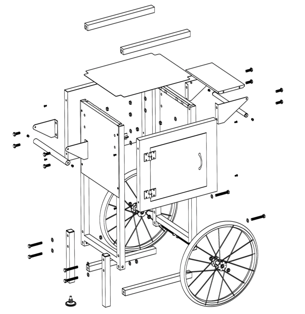 cart explosion diagram