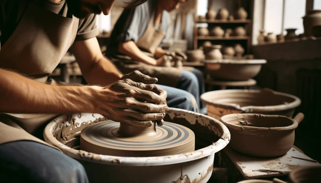how to center clay on the pottery wheel