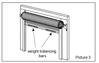 fix door weight-balancing bars