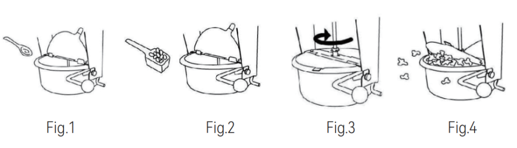 how to use the popcorn machine