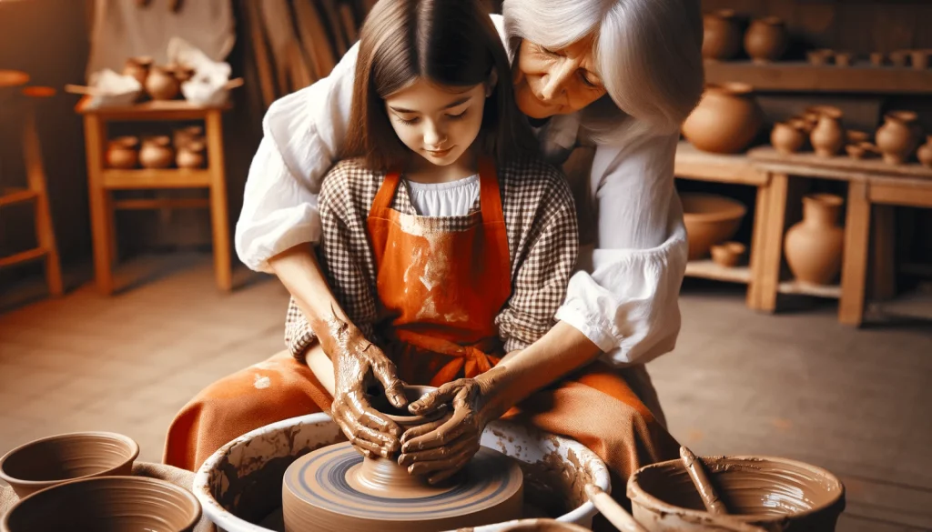 kids' pottery wheel