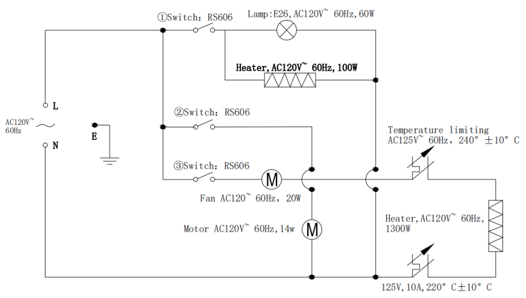 NP16T electrical schematic diagram